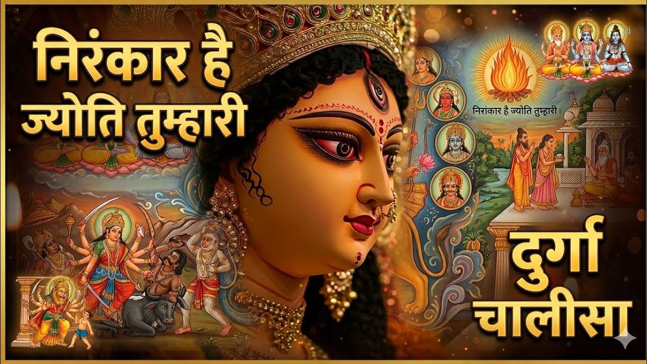 श्री दुर्गा चालीसा | Shri Durga Chalisa Full (HD) | माँ दुर्गा के पावन छंद | Power of Adi Shakti🚩
