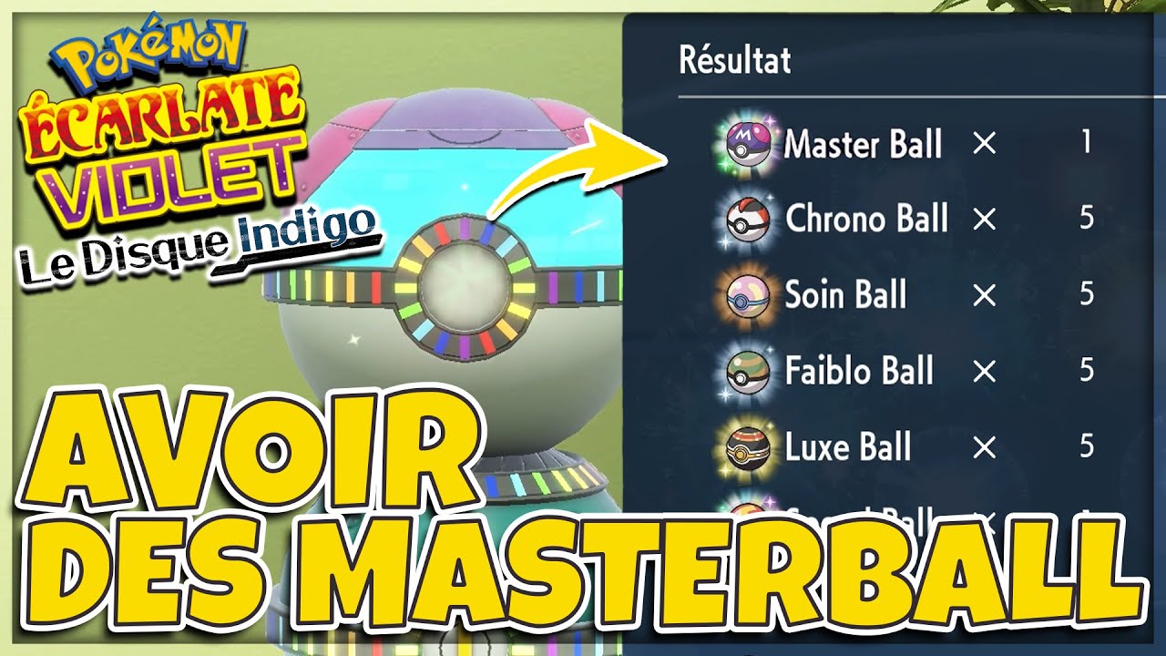 Comment Avoir des MASTERBALL à l'INFINI dans Pokémon Écarlate et Violet ! - DLC Disque Indigo