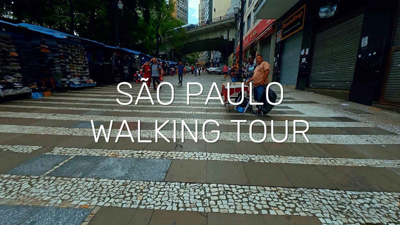 [4K] Caminhada Relaxante pelo Centro de SP até São Bento