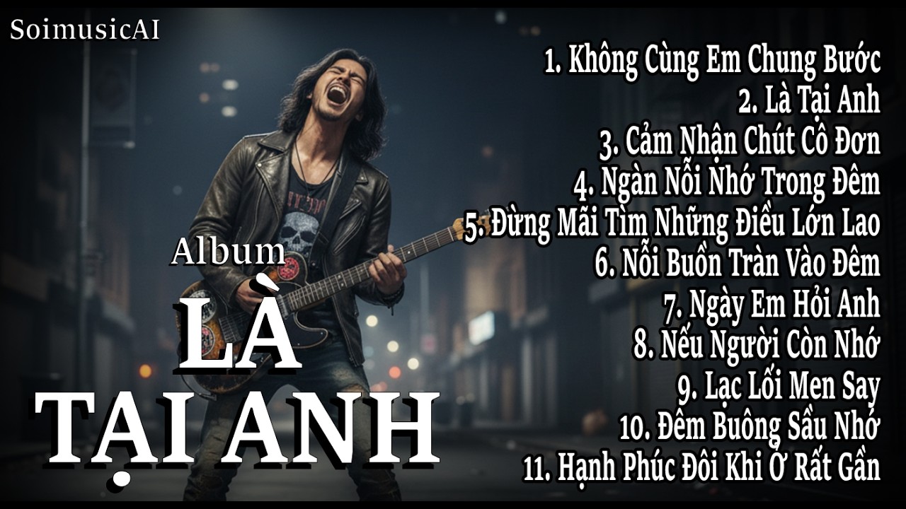 LÀ TẠI ANH – Full Album Blues Rock Ballad | 11 Ca Khúc Tự Trách, Cô Đơn & Nhận Lỗi