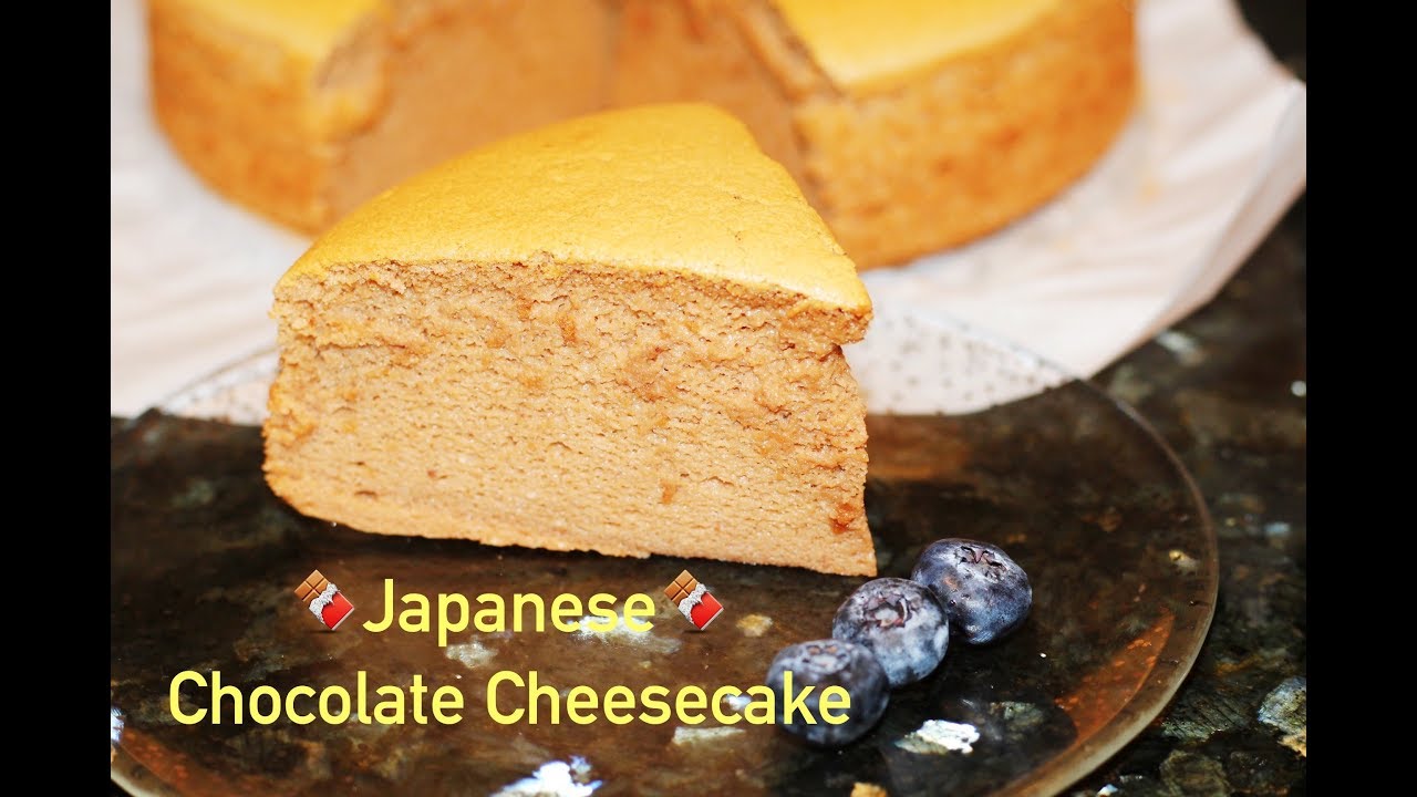 How to make Super Fluffy Japanese Cotton Chocolate Cheesecake