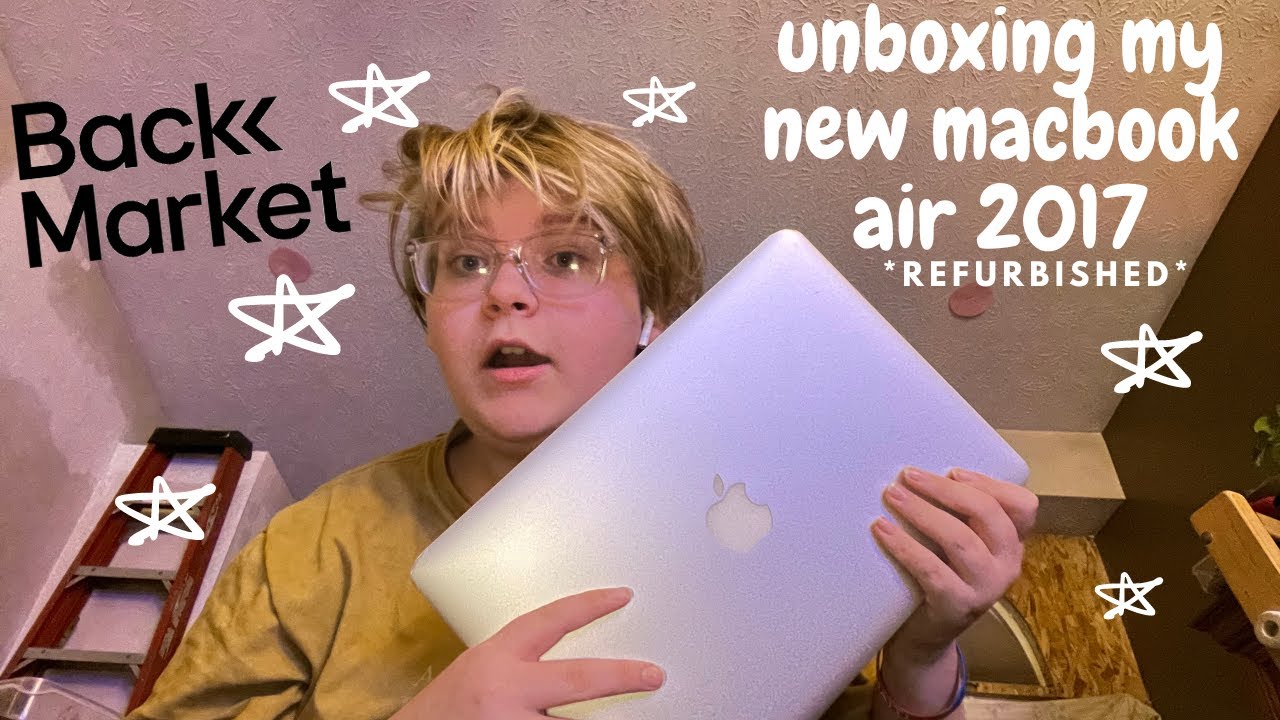 unboxing my new MacBook Air from backmarket| VLOG 17