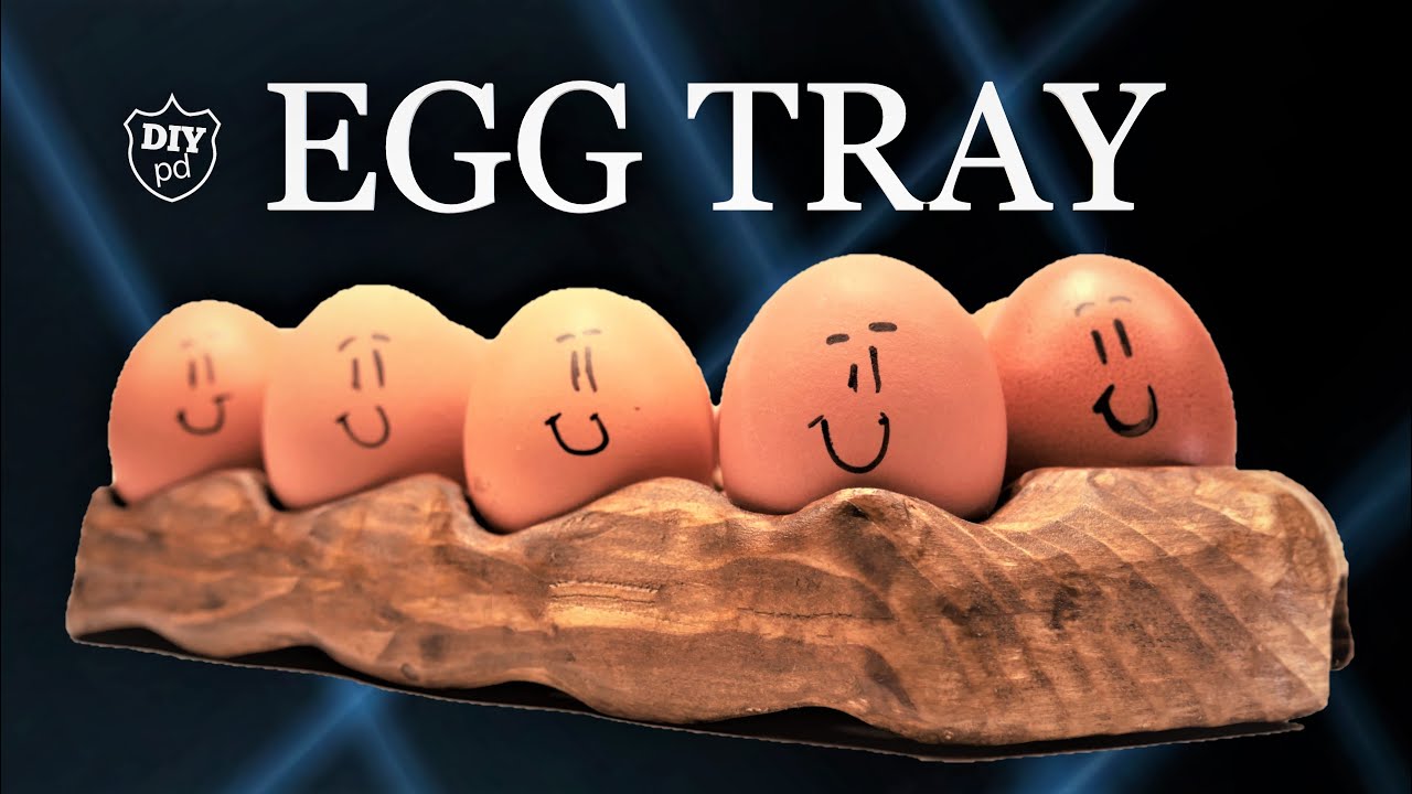 EGG HOLDER TRAY DIY | How to Make Farmhouse Egg Tray Craft Wood Caddy| DIY Decor Ideas