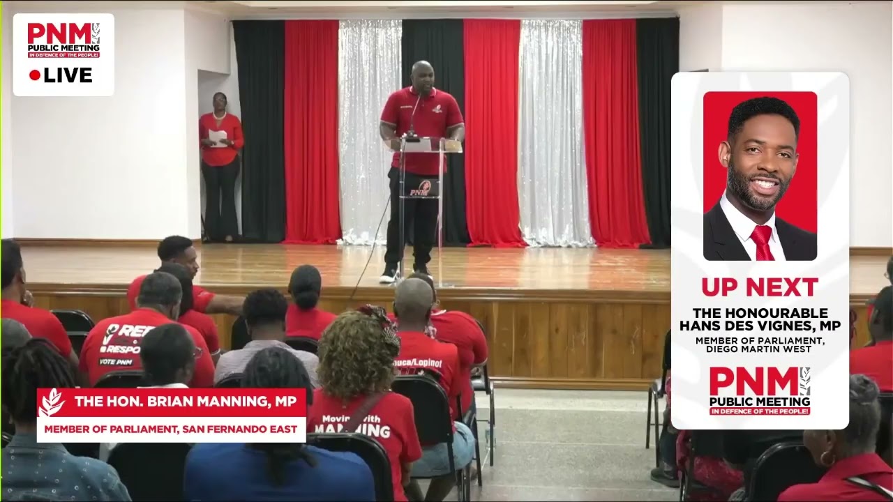 Hon. Brian Manning, MP - Public Meeting In Defence Of The People: Pleasantville Community Centre