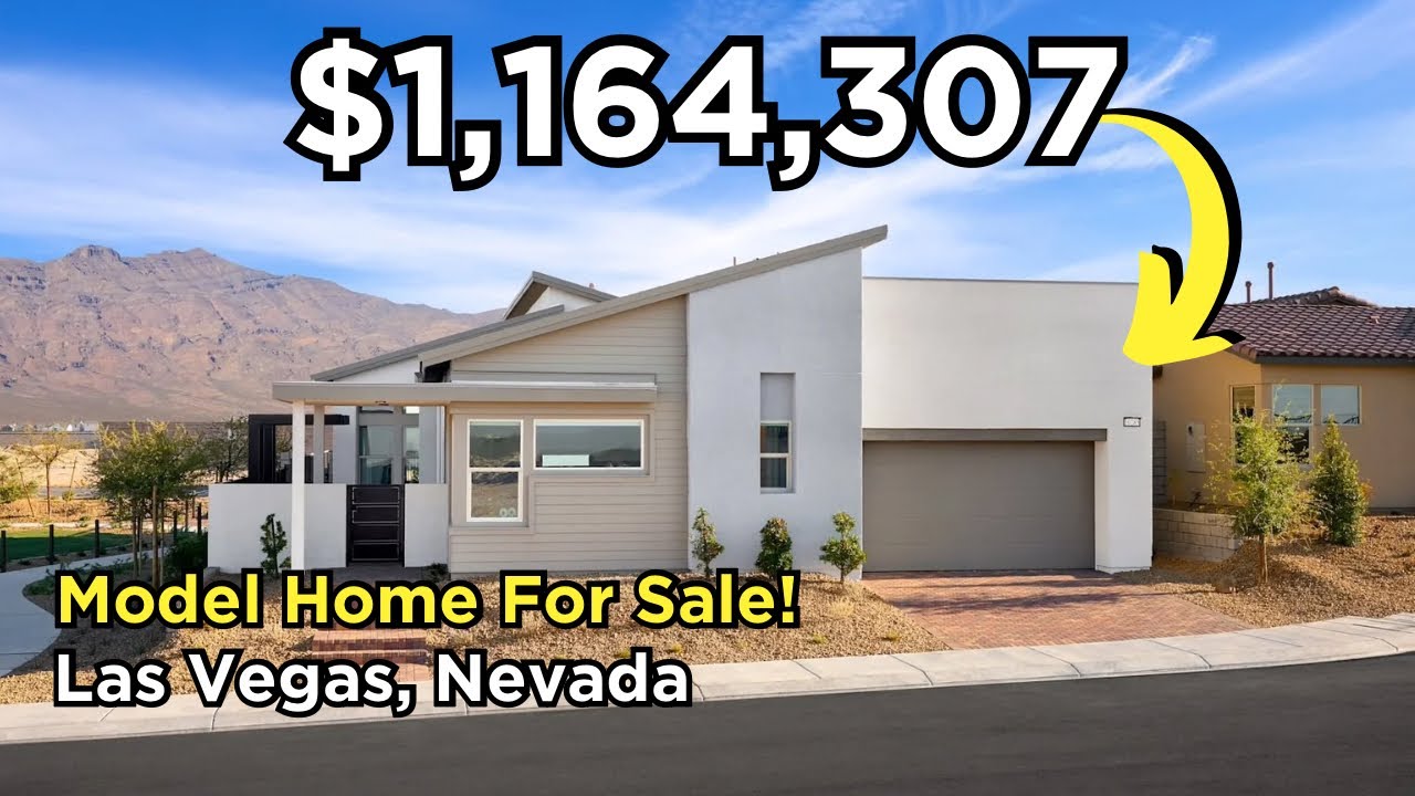 Single Story Fully Furnished Model Home For Sale with Pool in Las Vegas