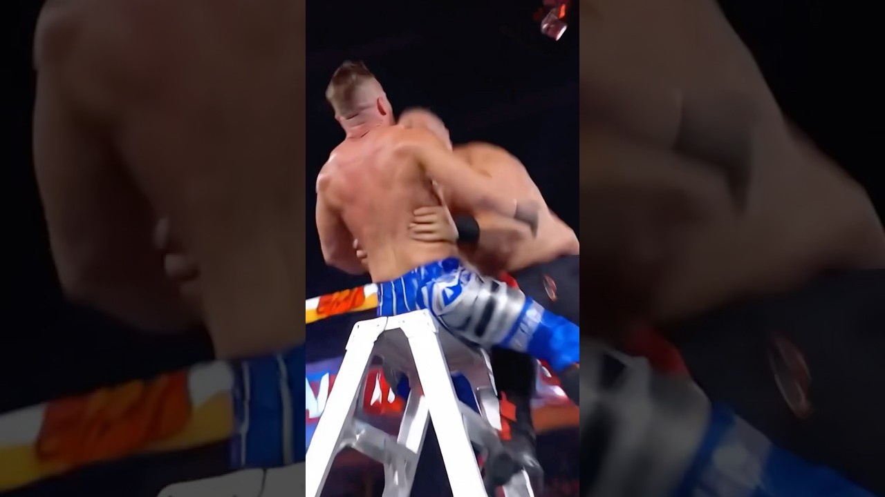 Is this the worst low blow you&rsquo;ve seen?😵☠️ #ai #wwe #wrestling #ufc #mma #stunt #extreme #fail