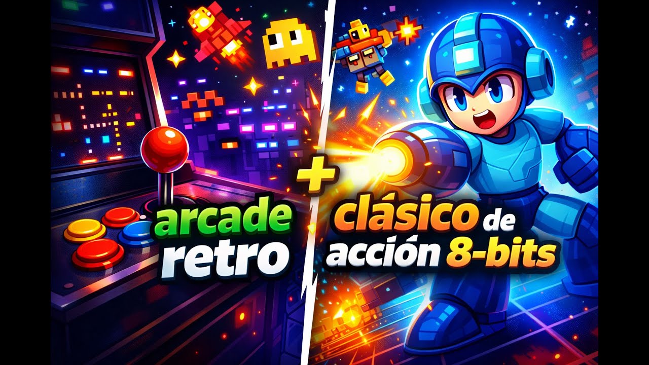 Clásicos Arcade 🎮🔥 + Mega Man 2 🤖⚡ | Directo Retro en Vivo