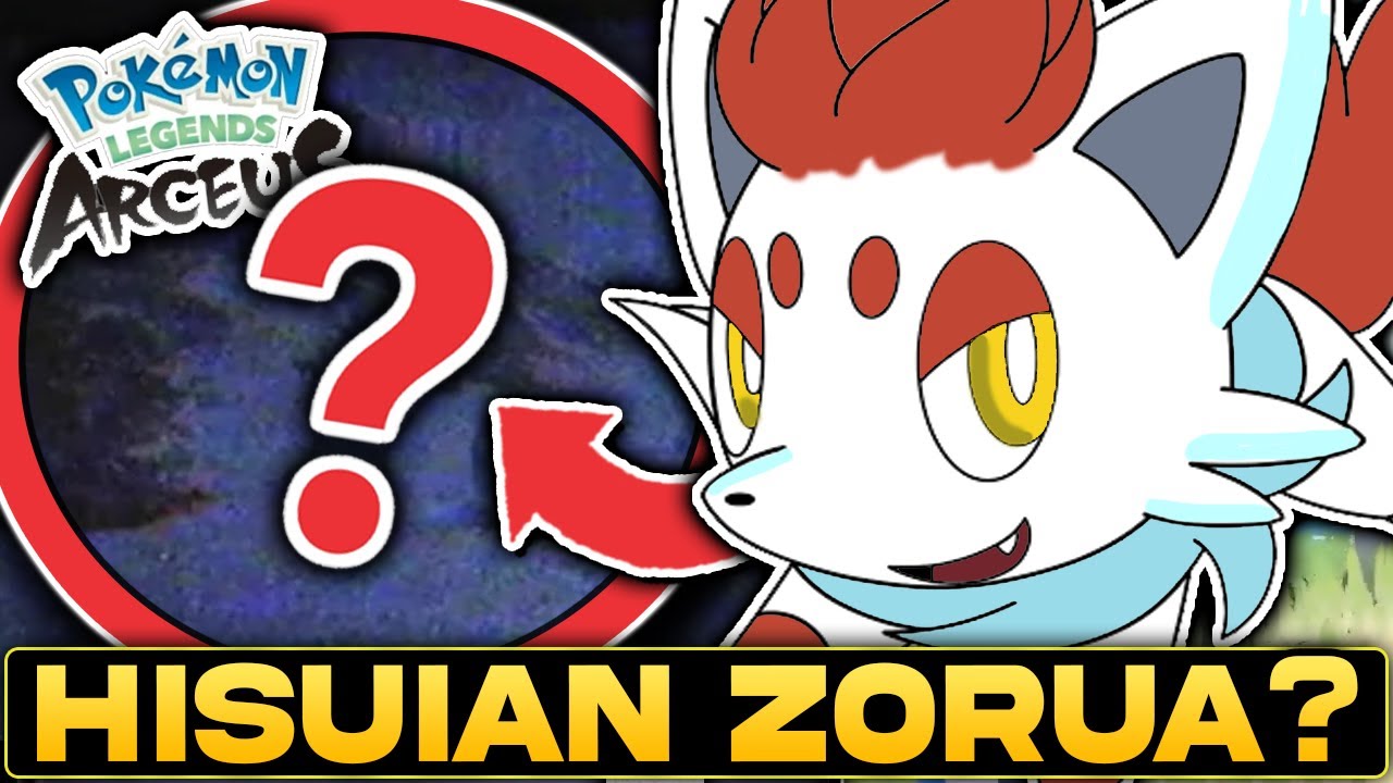 POKEMON NEWS! NEW HISUIAN ZORUA FORM? Legends Arceus Rumors, Speculation and More!