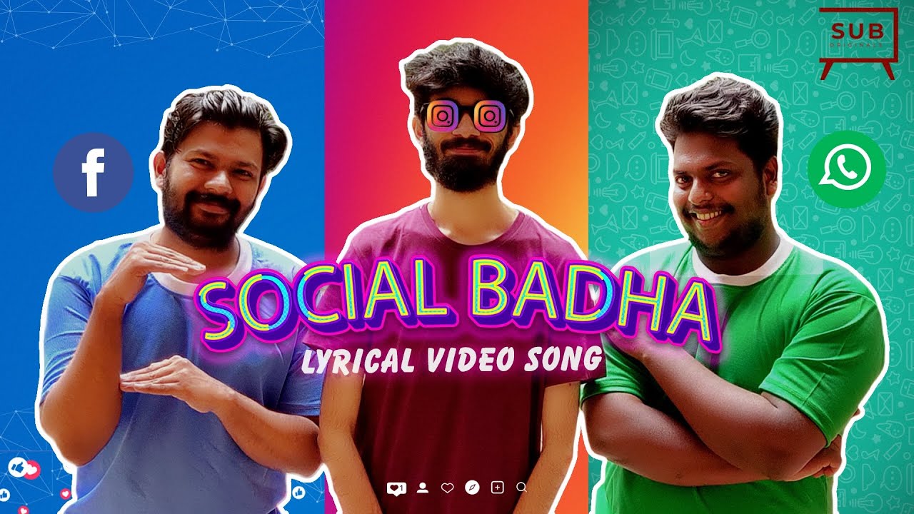 Social Badha Lyrical Video Song | SUB Originals | RAKZ RADIANT AND JAYASOORYA SJ MUSICAL