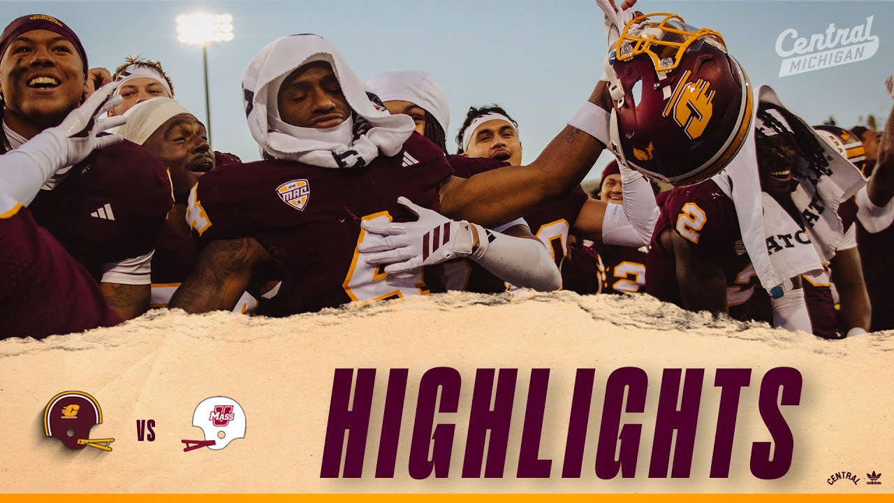 Week 9 - Central Michigan vs UMass | Full Game Highlights