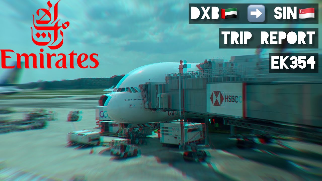 TRIP REPORT | EMIRATES | A380-800 | ECONOMY | Dubai 🇦🇪 (DXB) to Singapore 🇸🇬 (SIN)