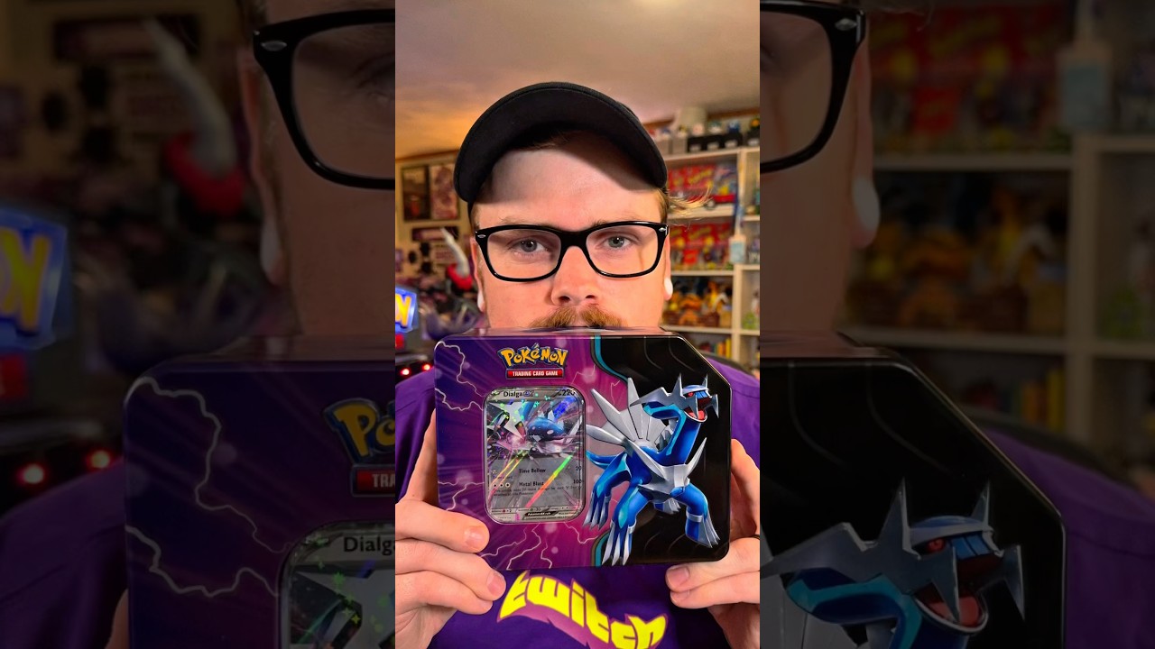 Opening the Pok&eacute;mon Azure Legends Dialga Tin!