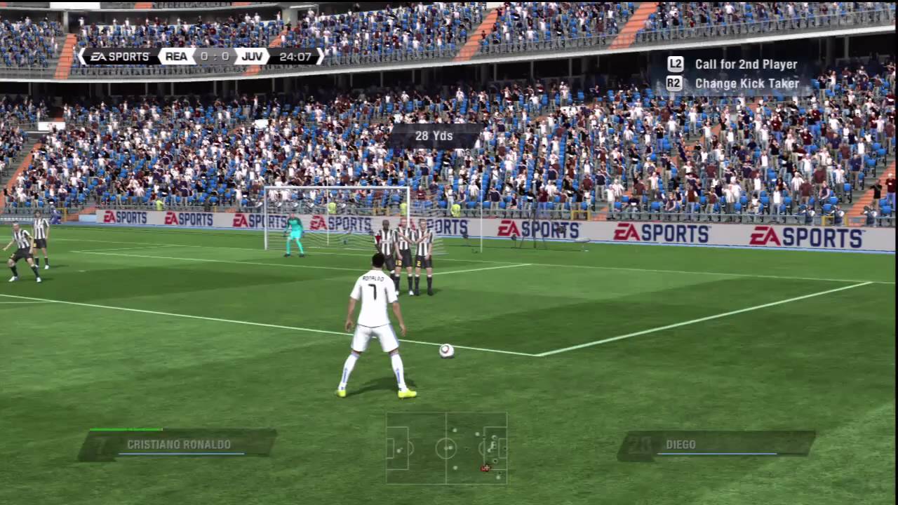 FIFA 11 - Freekick Tutorial (PS3) - FIFAGoalsTV