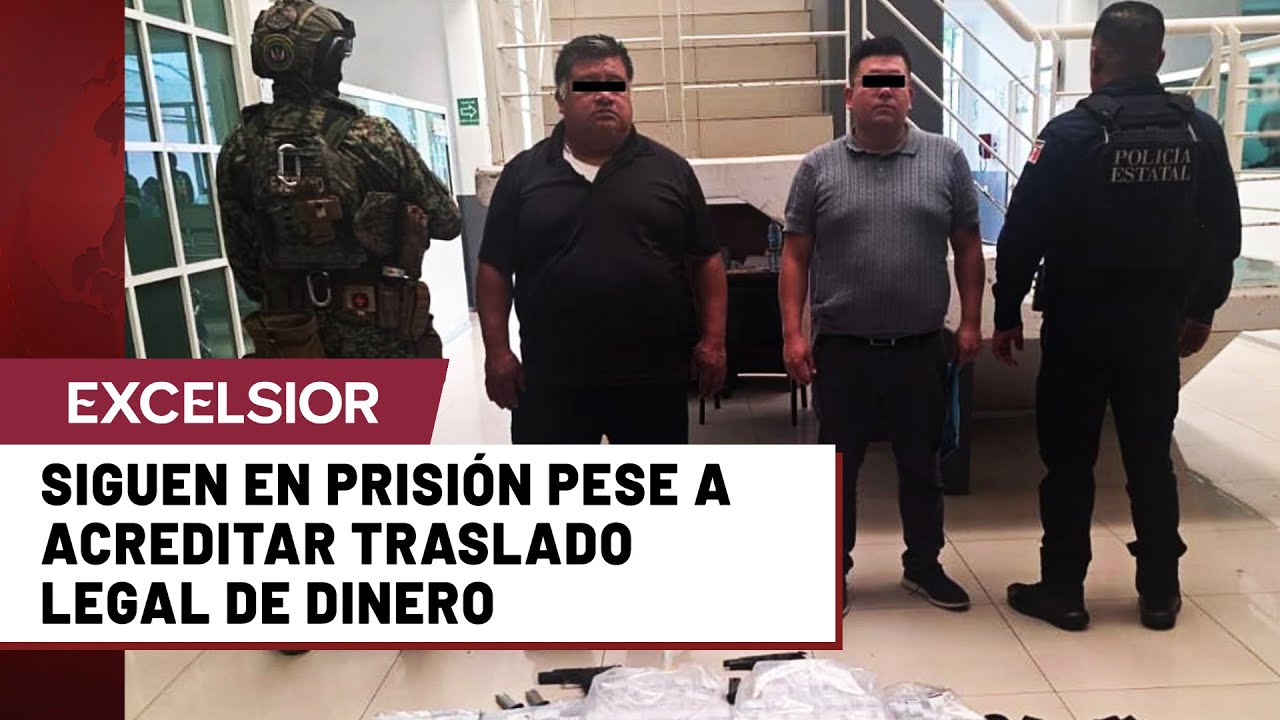 Hombres detenidos en Edomex con 37 mdp son custodios de seguridad