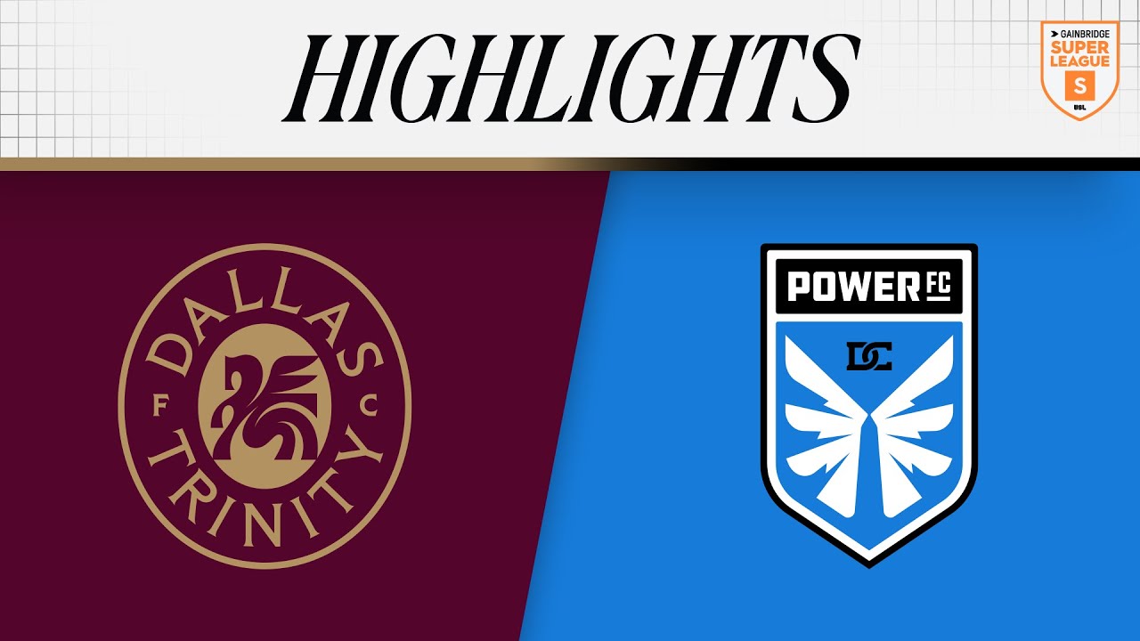 12.6.2025 | Dallas Trinity FC vs. DC Power FC - Game Highlights