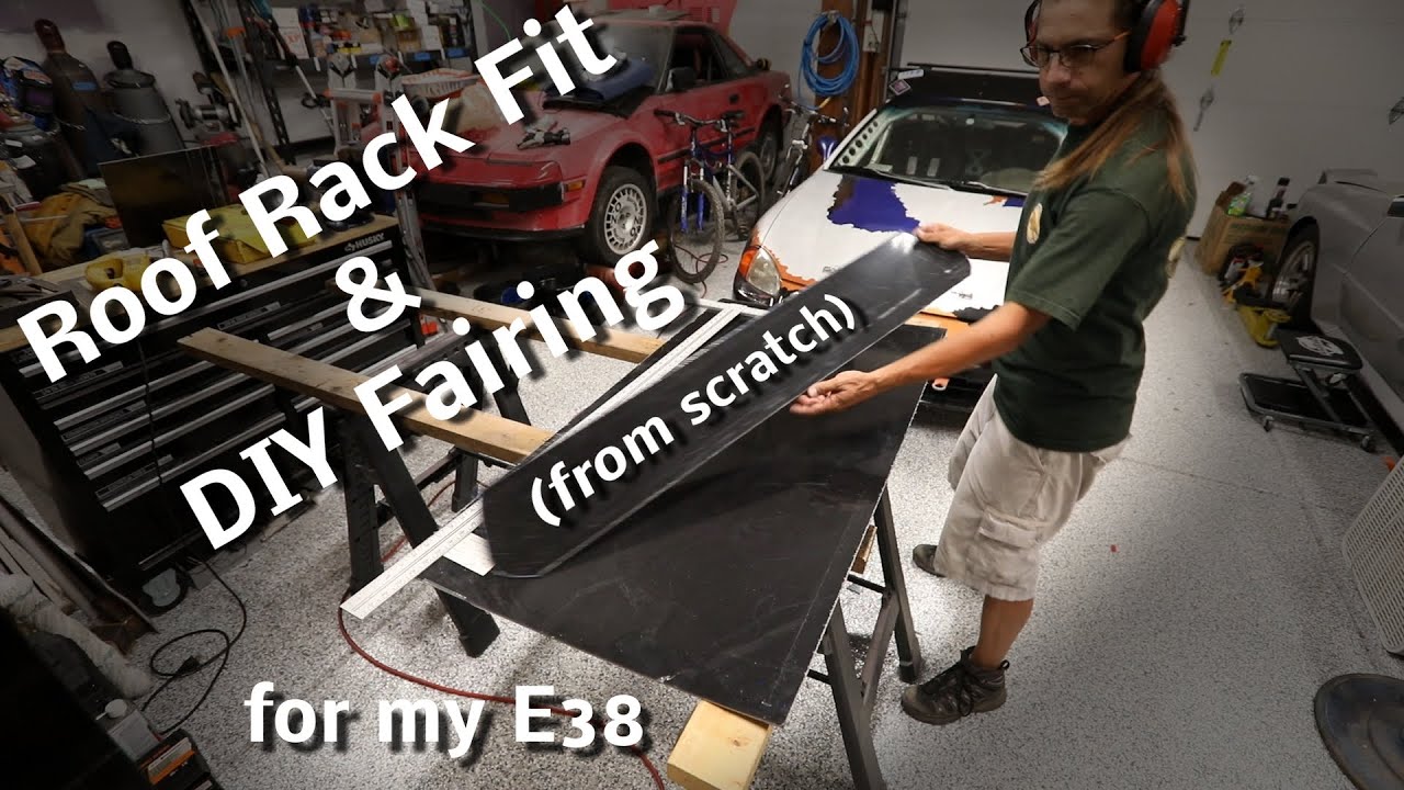 Roof rack and DIY fairing install on my '01 E38