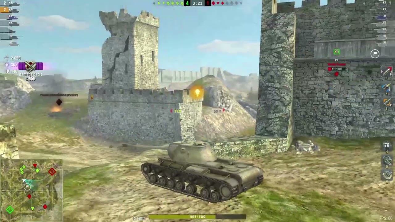 KV-3 | Wot Blitz Replay