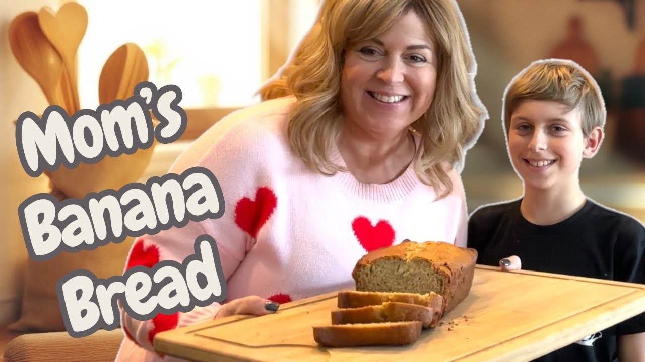 At-Home Learning Day with My Grandson Making Banana Bread