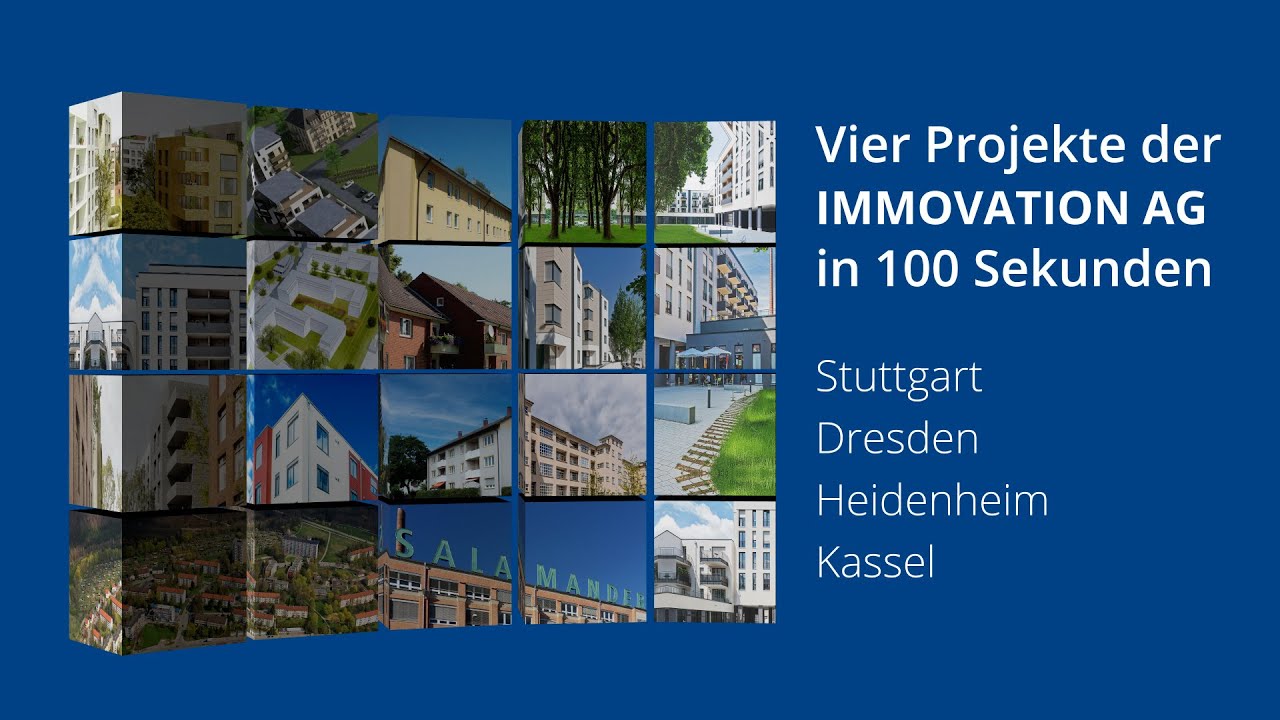 Projekte der IMMOVATION AG in 100 Sekunden