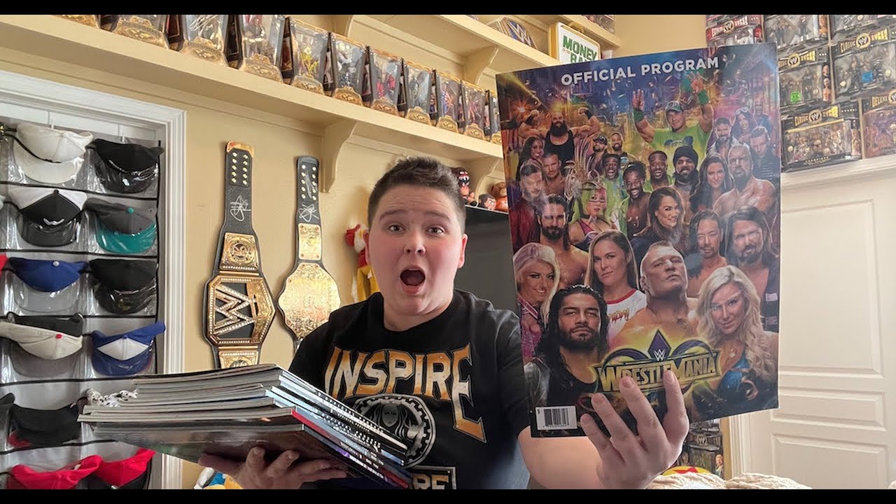Коллекция программ WWE + автографы!!!