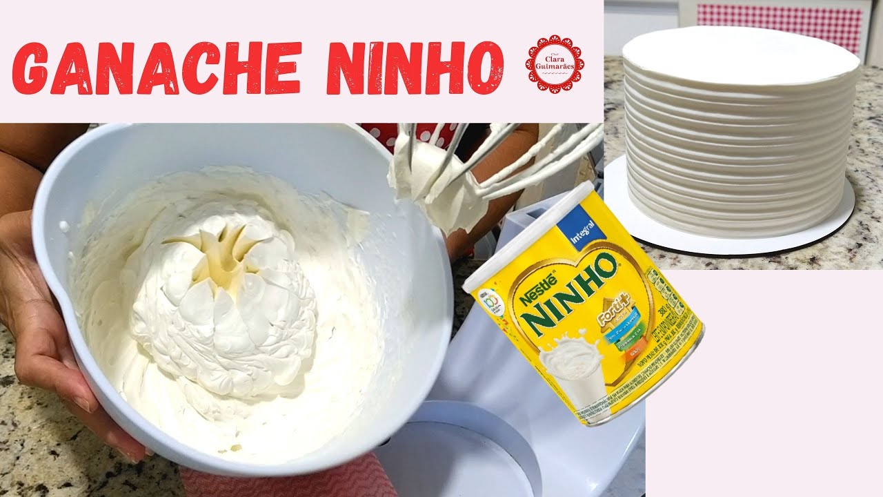 GANACHE NINHO CREMOSA ! ESSA COBERTURA VAI TE CONQUISTAR!
