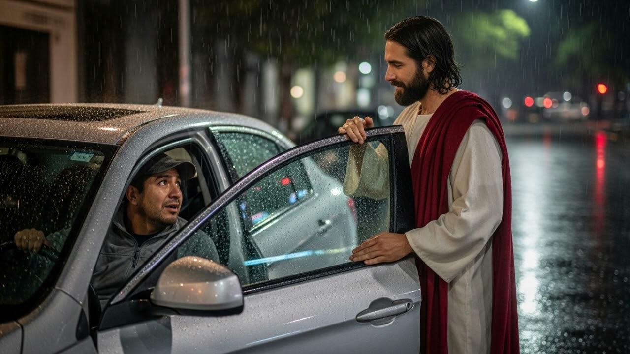 UN CONDUCTOR DE UBER LLEVÓ A JESÚS EN LA LLUVIA Y ESCUCHÓ ESTAS PALABRAS INCREÍBLES