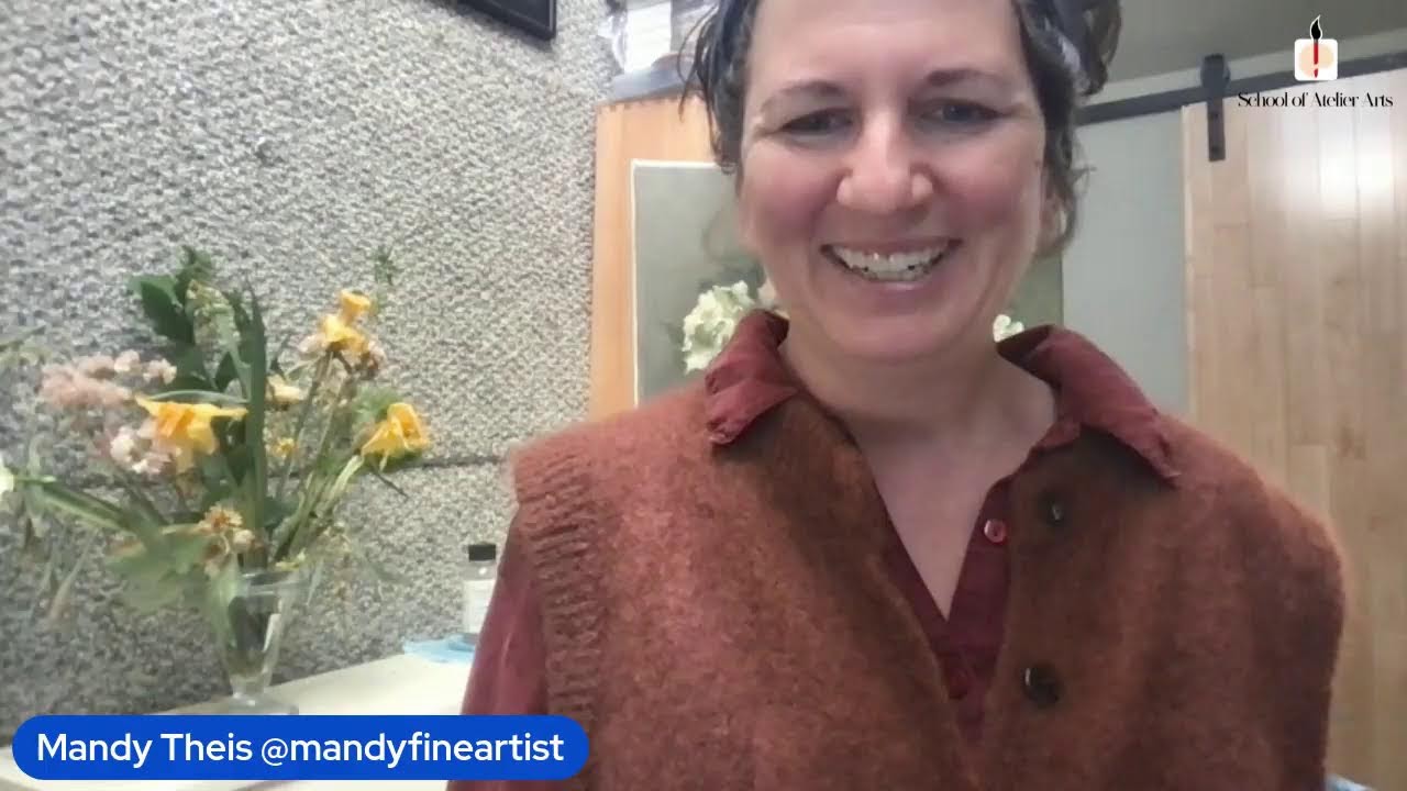 How to Paint a Glass Vase in Oils