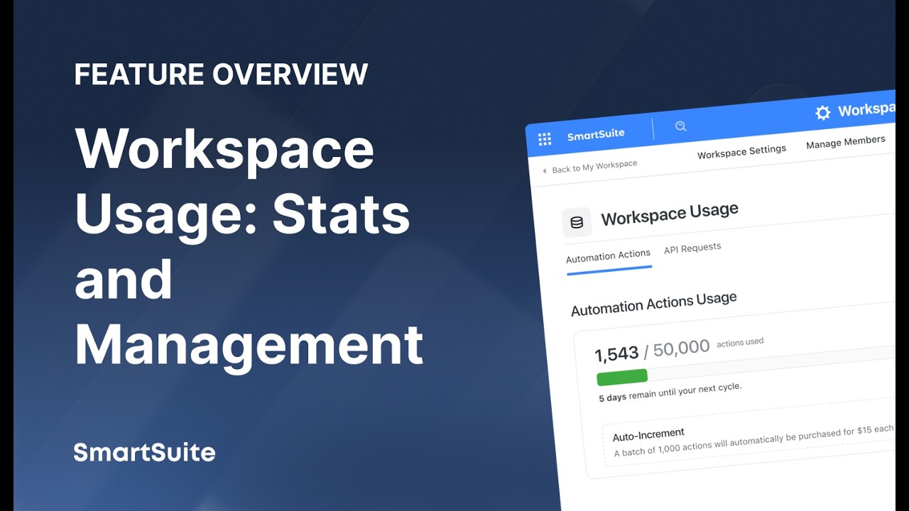 Workspace Usage: Stats and Management