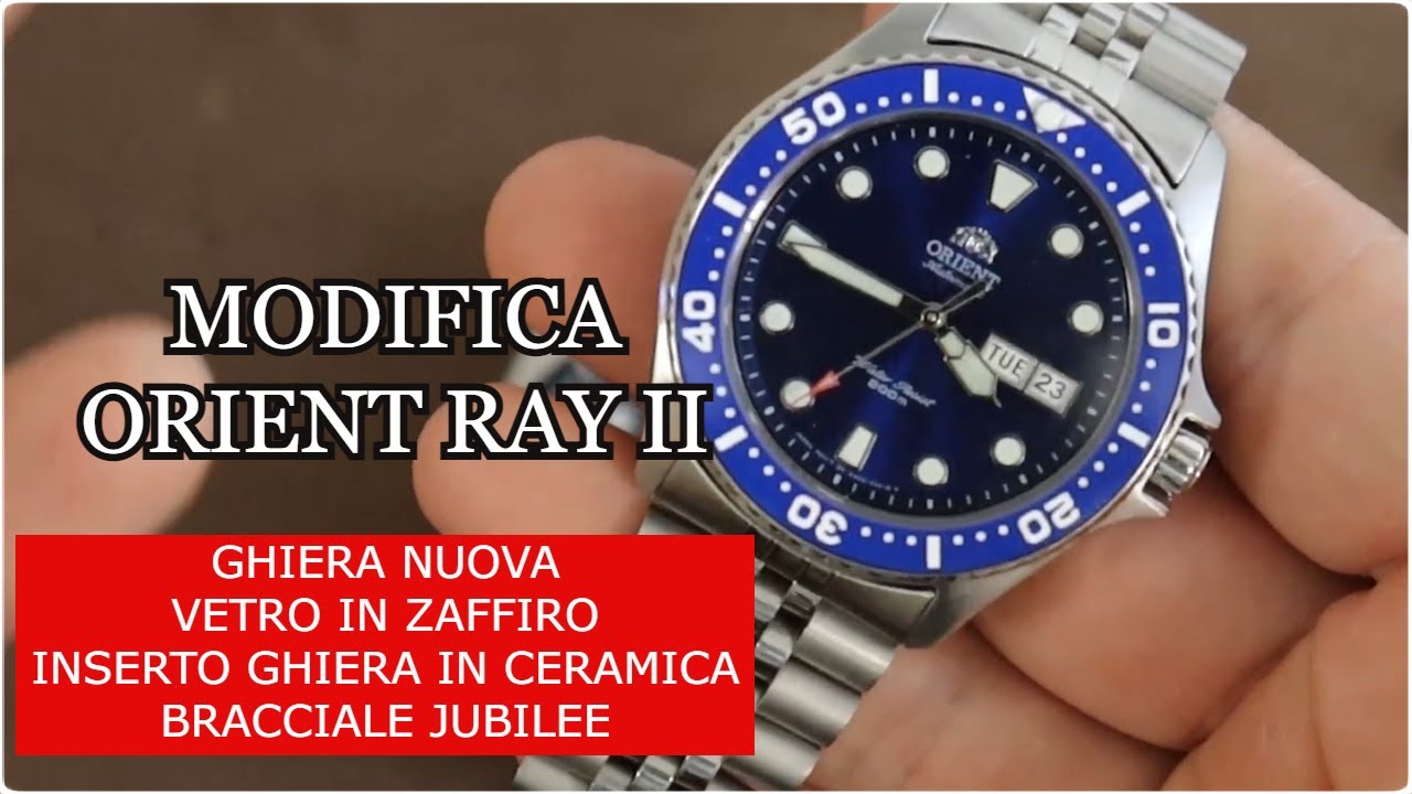 Personalizzazione del mio ORIENT RAY II e il risultato è FENOMENALE!!