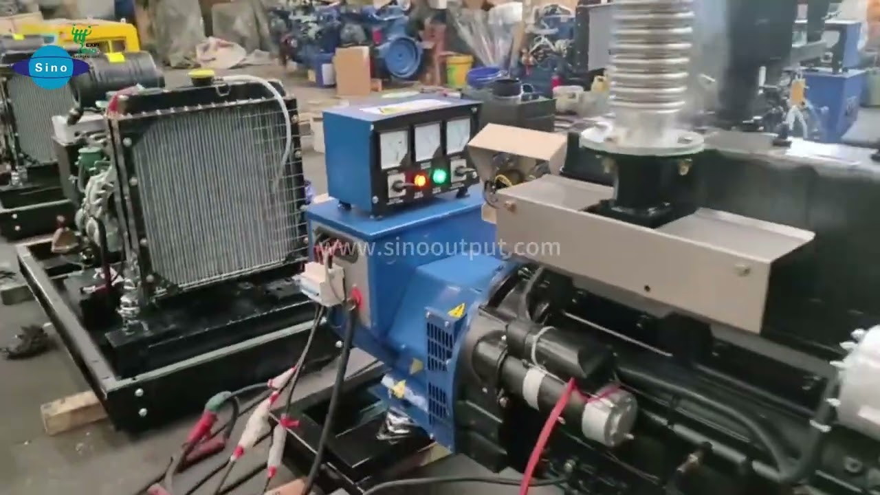 Sinooutput marine generator model SINO-MG25 25kW with Weichai engine.