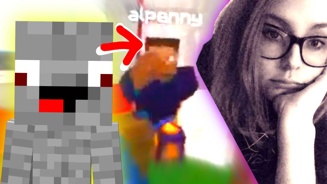 ich Streamsnipe eine Youtuberin in Minecraft bis sie KOMPLETT AUSRASTET