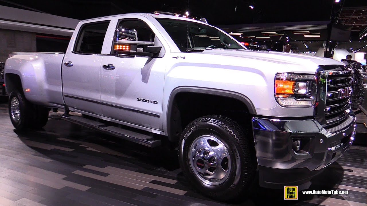 2016 GMC Sierra 3500 SLT Heavy duty - Exterior and Interior Walkaround - 2016 Detroit Auto Show