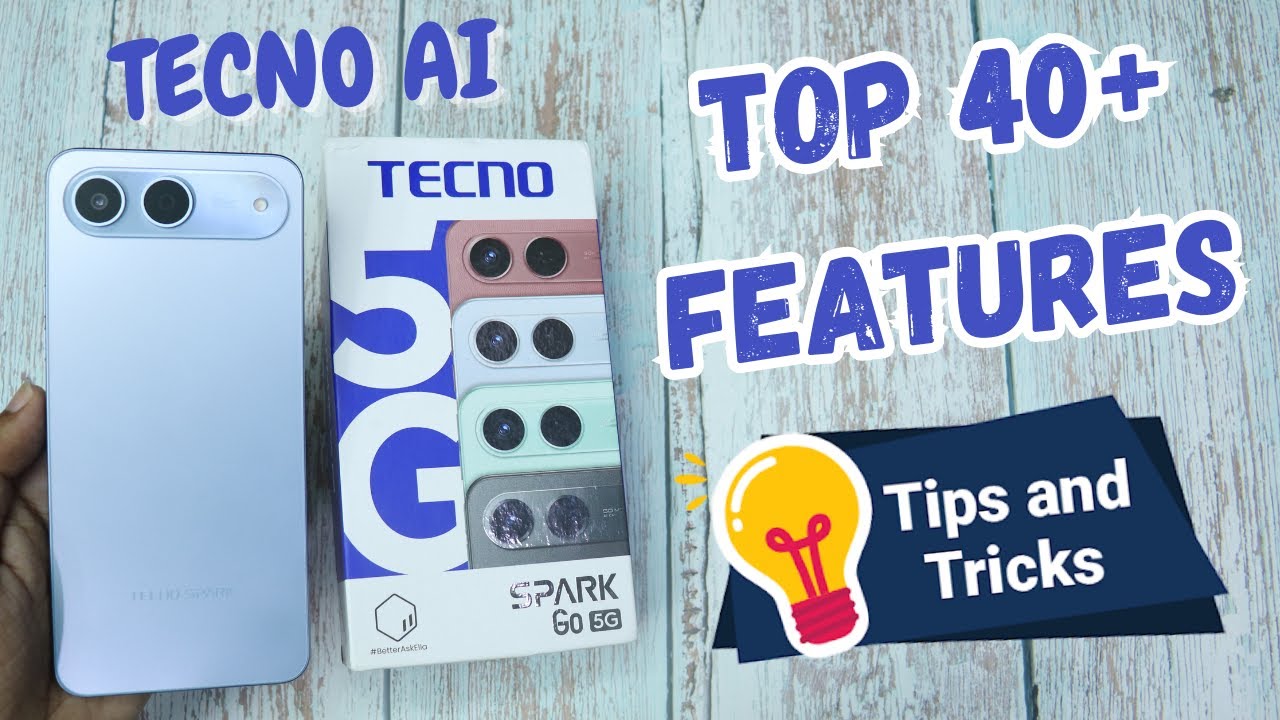 Tecno Spark Go 5G Top 40+ Hidden Features || Tecno Spark Go Tips & Tricks