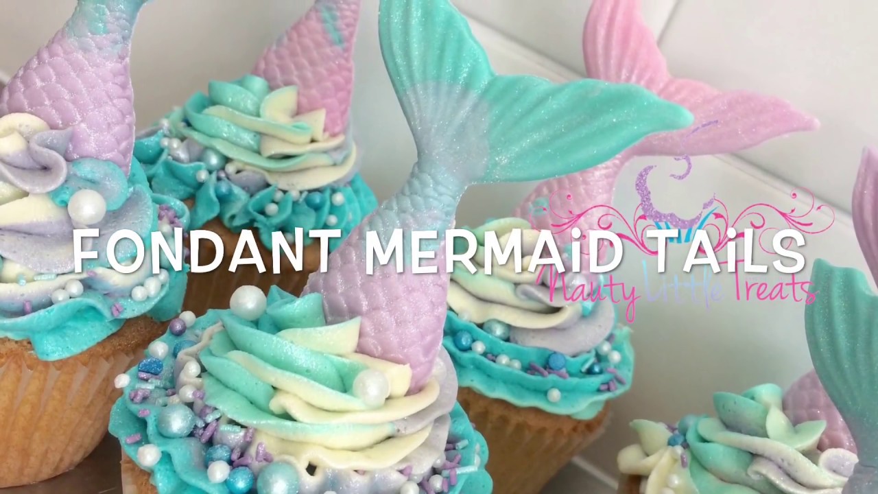 How to make a multi tone fondant mermaid tail