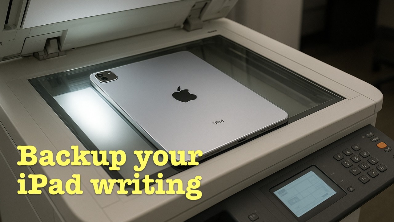 Back up your iPad writing
