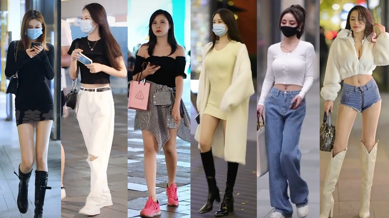 Mejores Street Fashion Douyin China| 抖音街拍穿搭 ！Douyin Tiktok China Thời Trang Đường Phố Ep.244