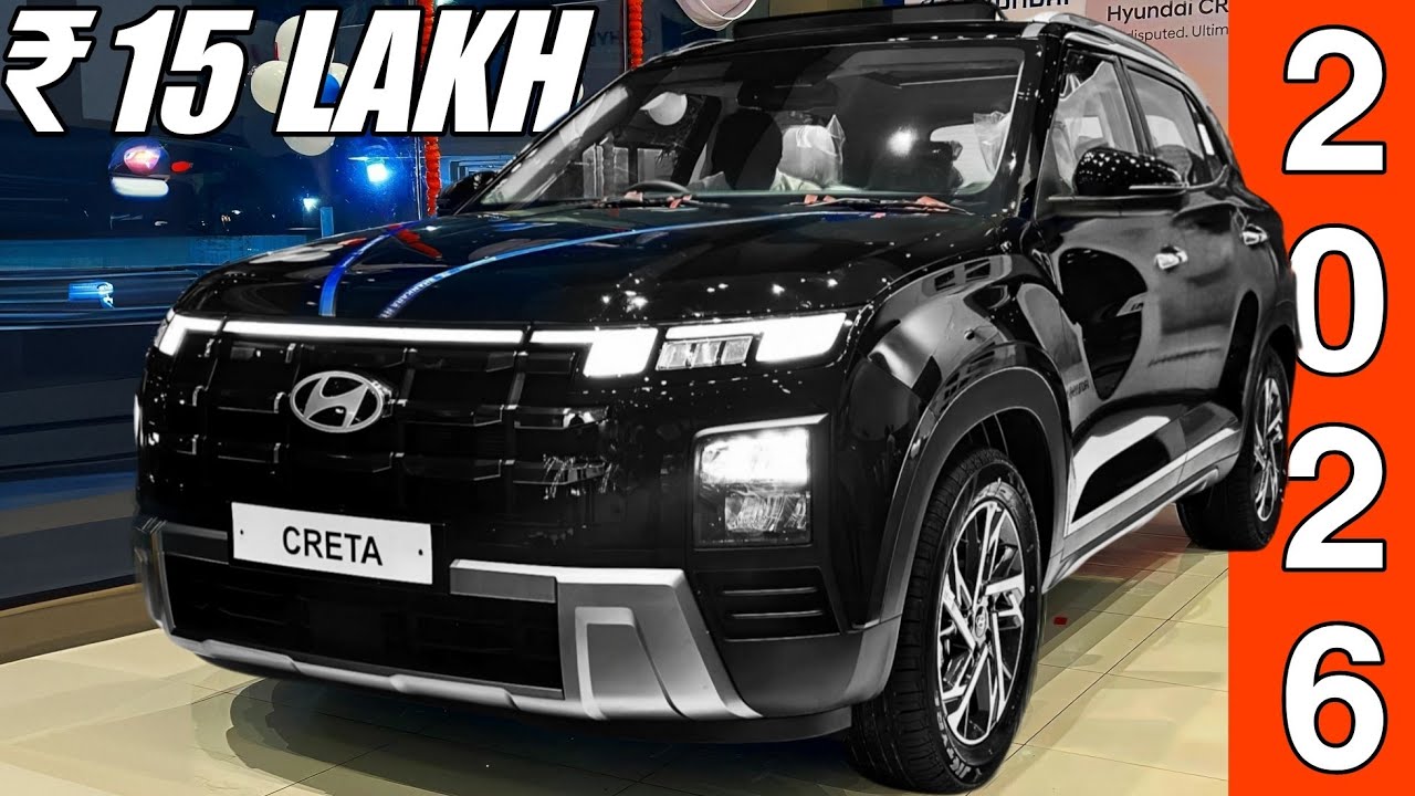 2026 New Hyundai Creta SX Model BLACK ₹15 LAKH  - Price & Features - Review 