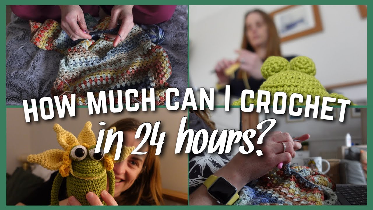 Crocheting my first Hexagon Cardigan - how much can I make in 24 hours?