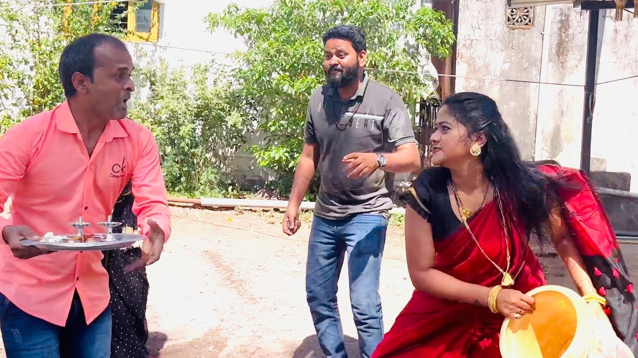 #abhirokade बोरला पाणी का अंगात पाणी || 🤣🤣🤣भांडखोरी फामीली||#marathicomedy 😁😁(part 2)