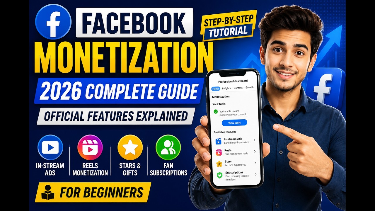 How to Make Money on Facebook in 2026 Complete Beginner's Guide Real Monetization Methods.