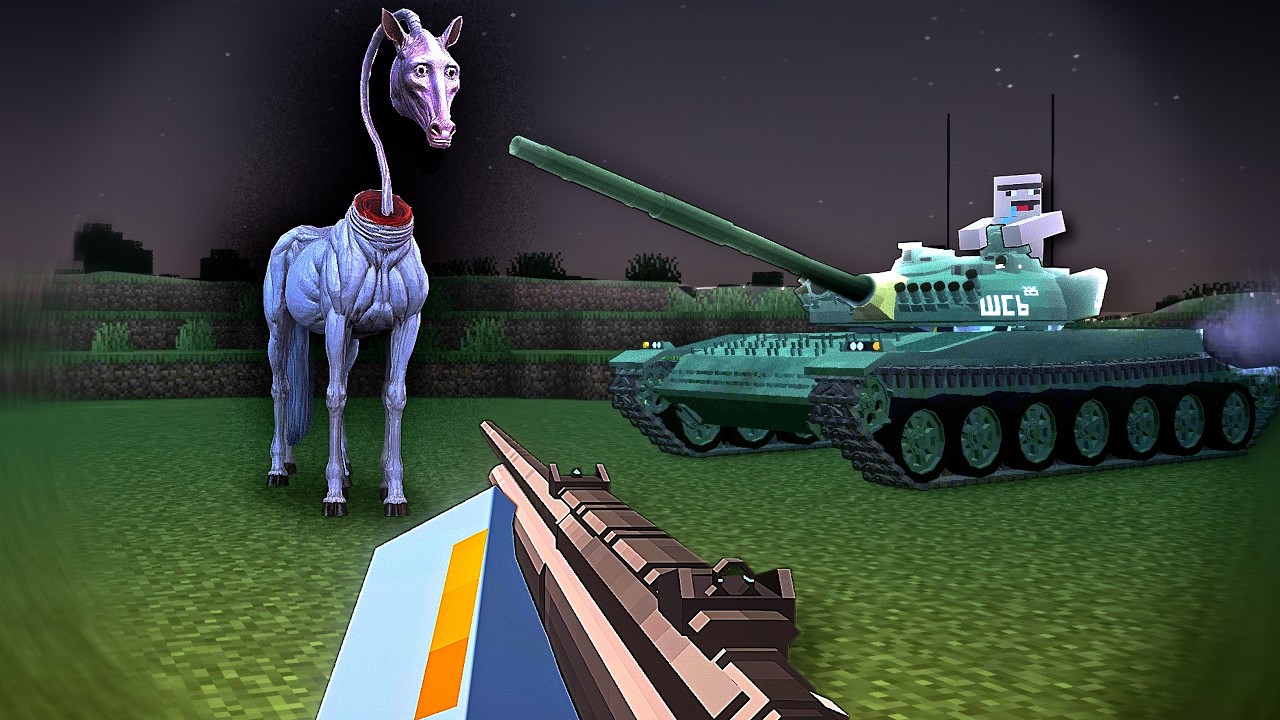 Using a Tank Against the Long Horse Mod Was Insane...