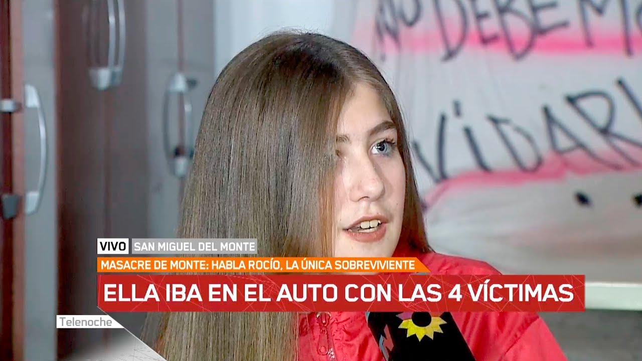 Masacre de San Miguel del Monte: Habló Rocío, la única sobreviviente de la tragedia