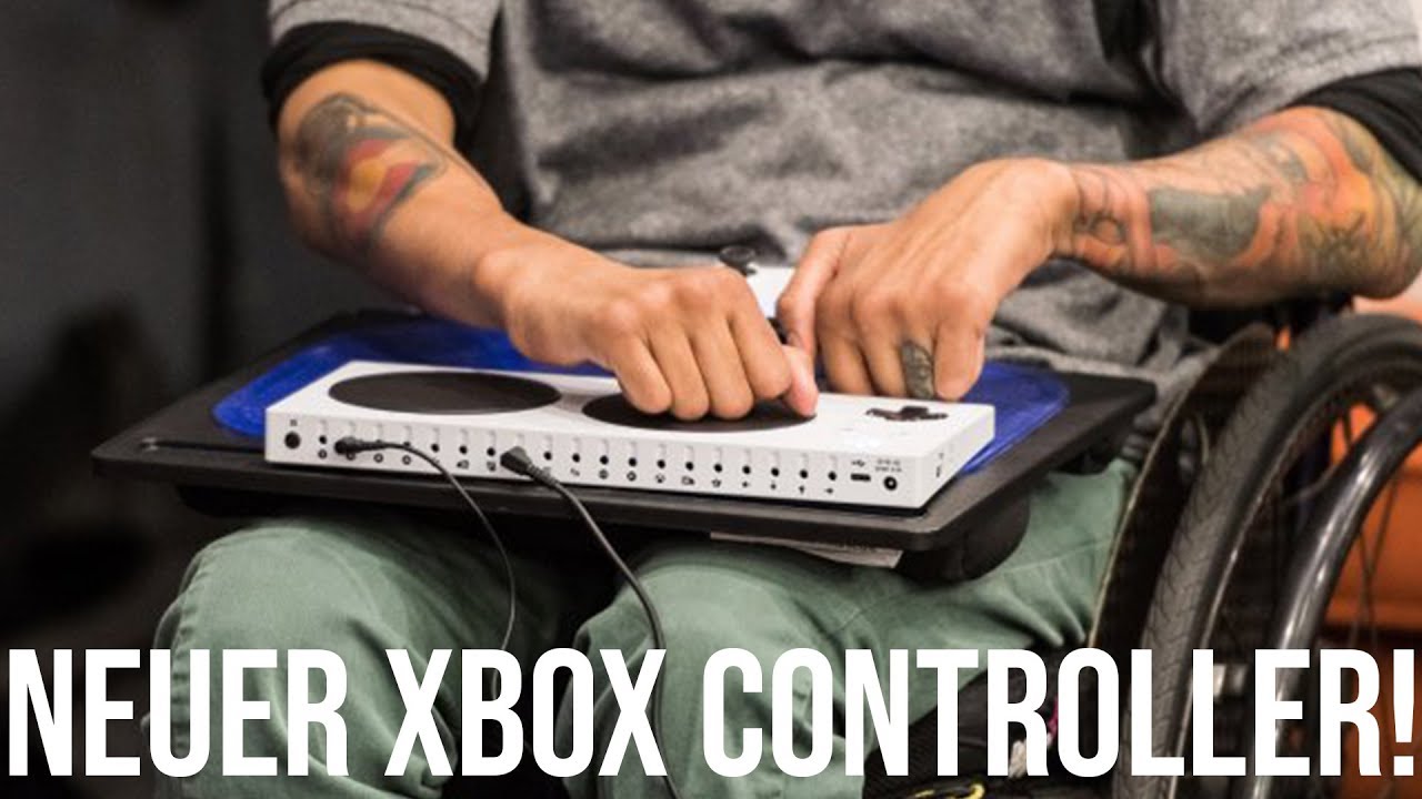 GAMING f&uuml;r ALLE! Microsoft ver&ouml;ffentlicht CONTROLLER f&uuml;r k&ouml;rperlich behinderte MENSCHEN!