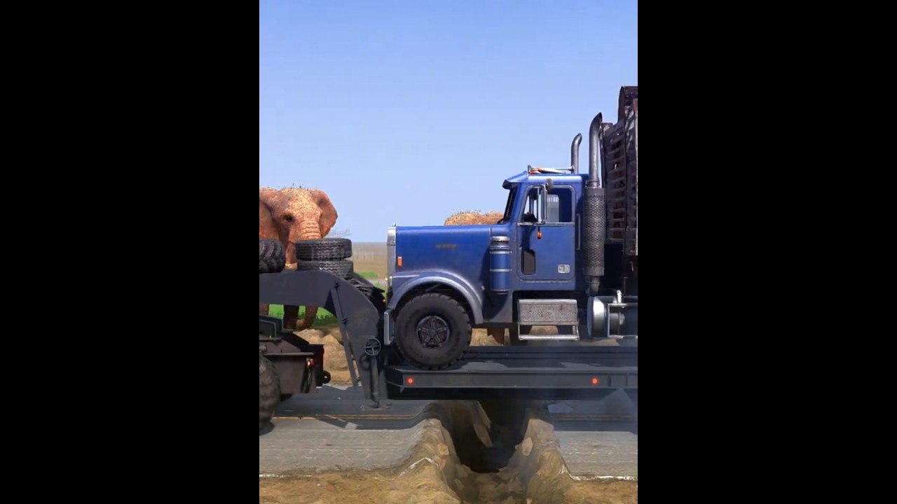 Spintires：MudRunner Truck mod Gameplay Ep605#spintires #mudrunner   #simulation #drivingskills