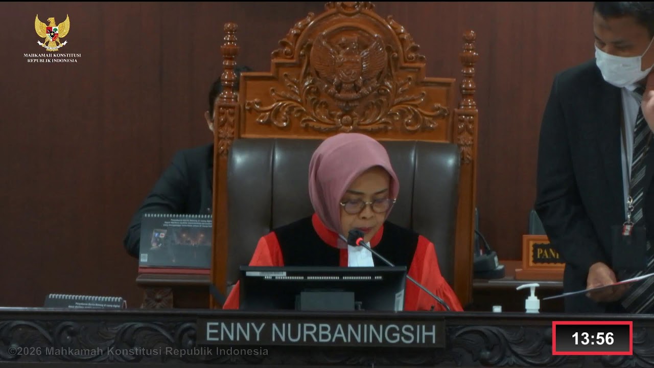 Sidang Perkara Nomor 91/PUU-XXIV/2026. Rabu, 11 Maret 2026.