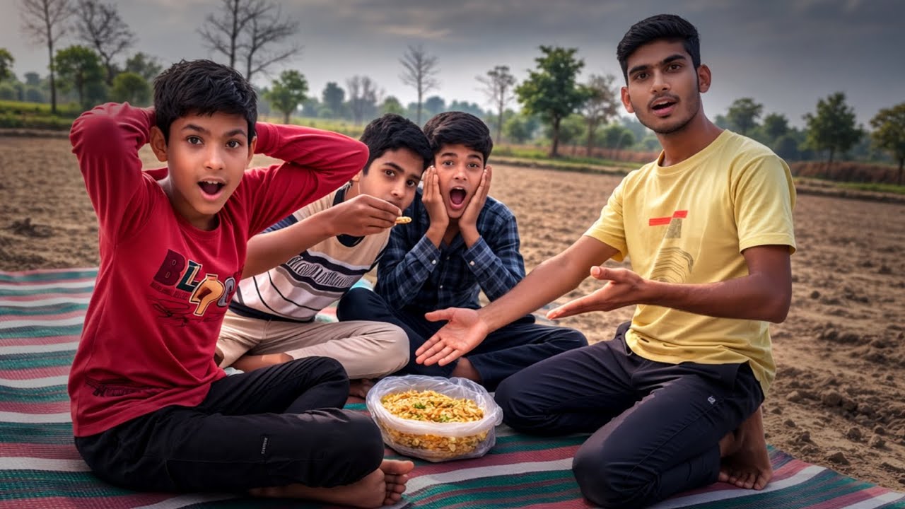 Jhal Muri Party आज खेत में झाल मुरी पार्टी किया 😋