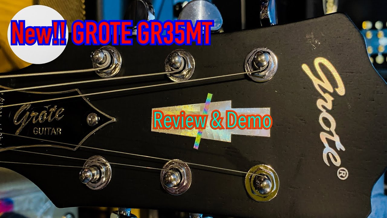 New!! Grote 335 Style | Matte Finish | Semi-Hollow Guitar Review| Demo