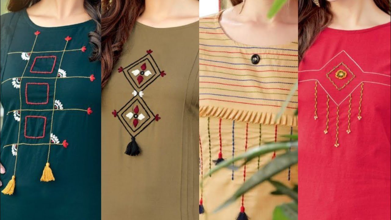 Simple Embroidery Design ||Easy Embroidery Design ||