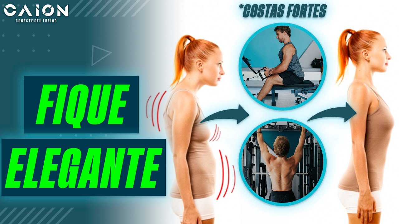 COSTAS definidas, fortes e POSTURA ELEGANTE | Melhores exercícios para as dorsais