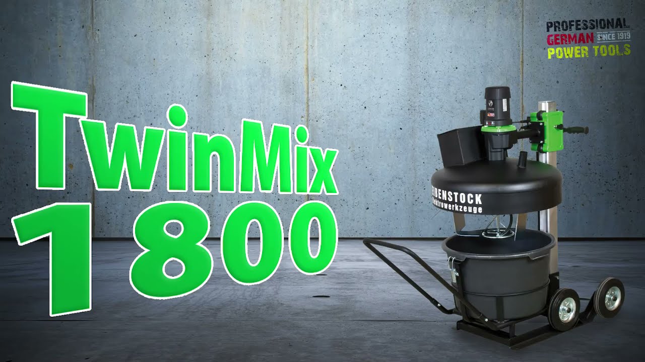 Eibenstock TwinMix 1800 T, Misturadora Elétrica com Baldes, Misturadores, Eibenstock
